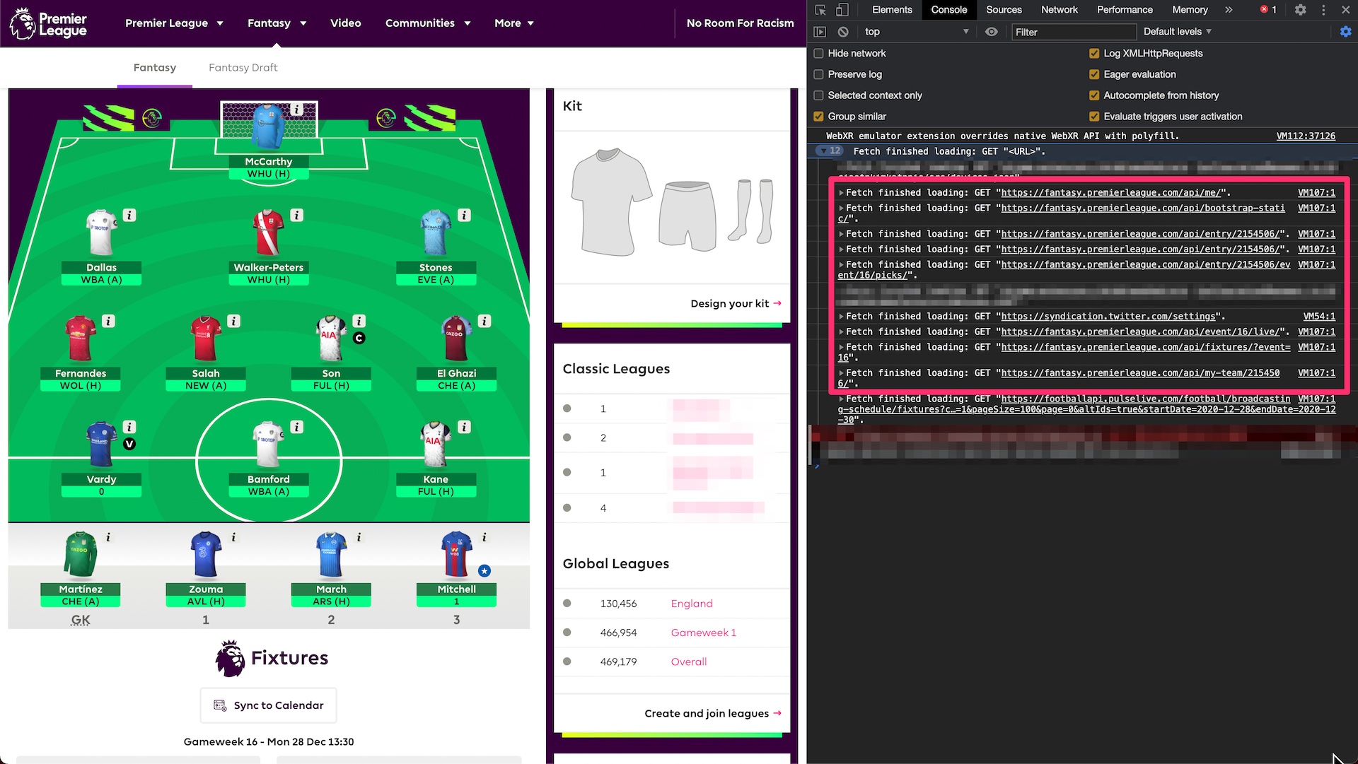 Live FPL points and league tables - Live FPL Tables