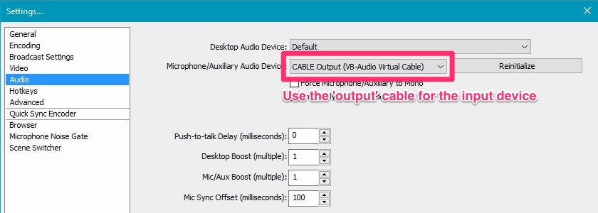 obs virtual audio cable mic obs virtual audio cable mic